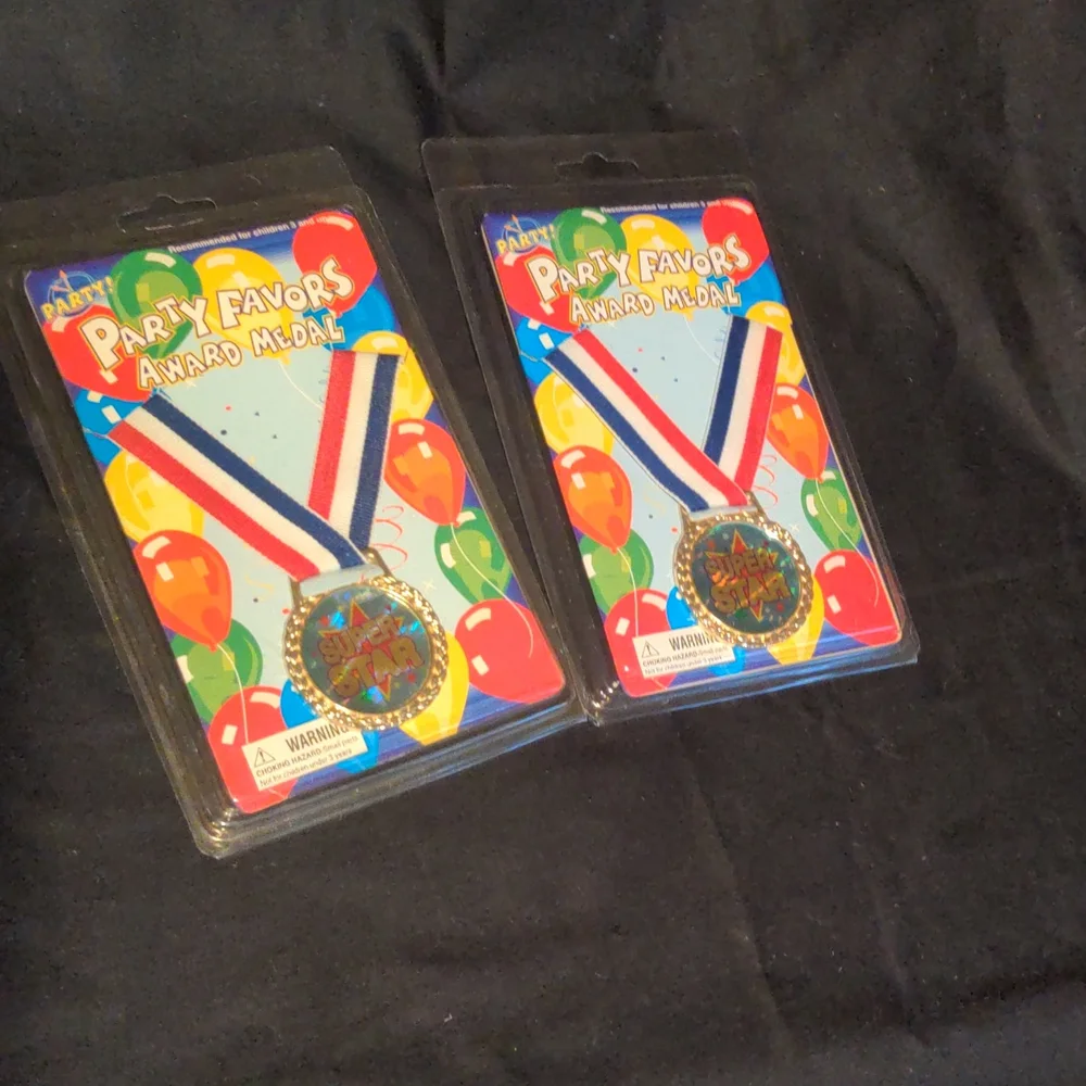 Bundle of 2 Super Star Award Medal